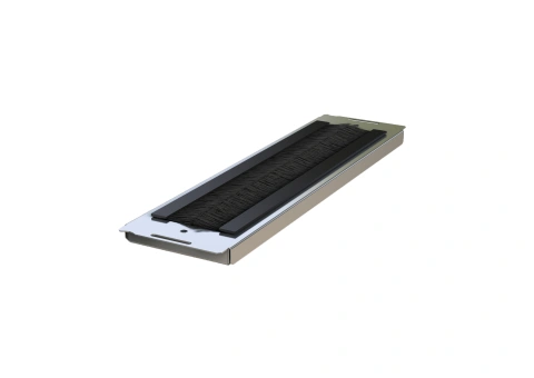 Flanşă de intrare cabluri cu garnitură şi 2 perii, L=400 mm