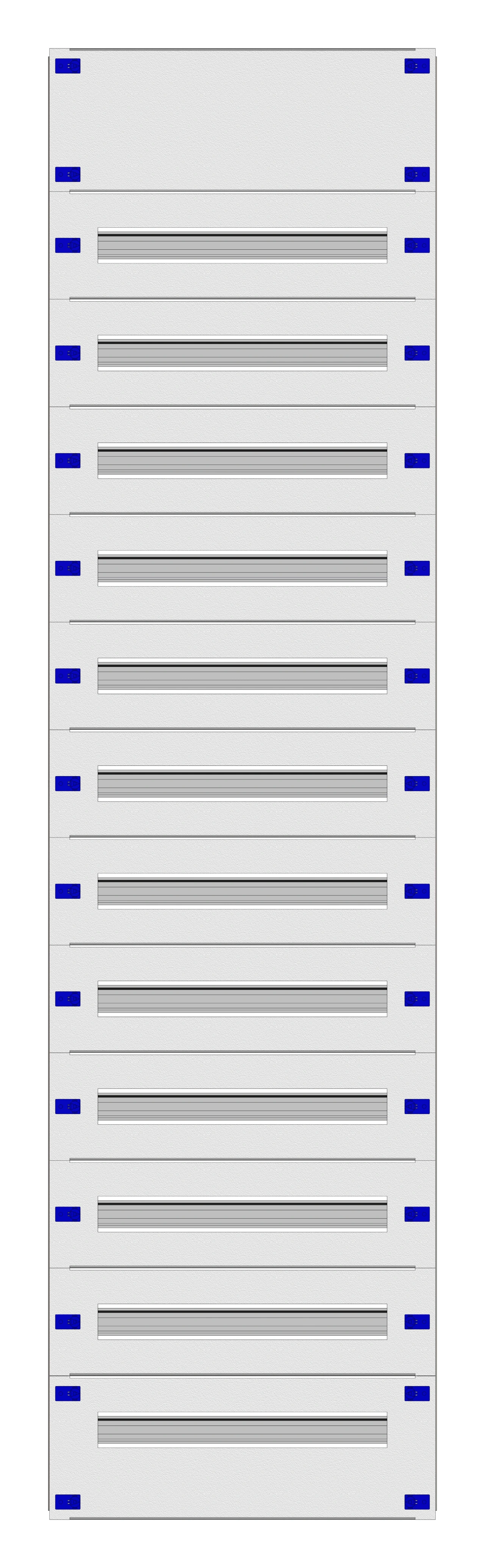 Modular chassis 2-41 for AC KC Enclosures 240MW, 11 x G3