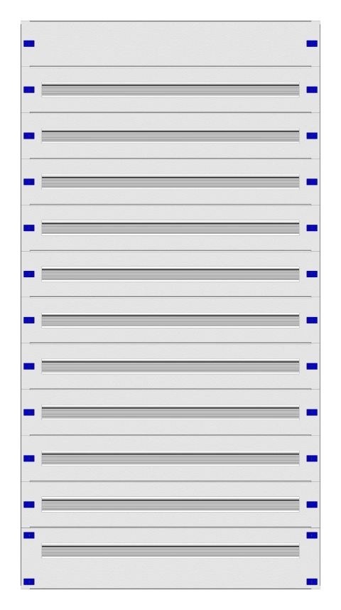 Modular chassis 4-37 for AC KC Enclosures 473MW, 10 x G3