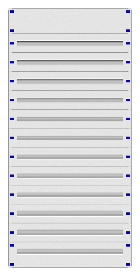 Modular chassis 4-41 for AC KC Enclosures 516MW, 11 x G3