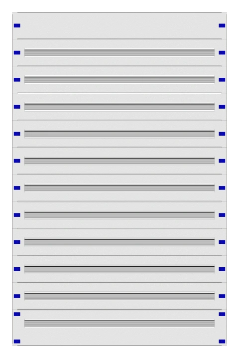 Modular chassis 5-37 for AC KC Enclosures 594MW, 10 x G3