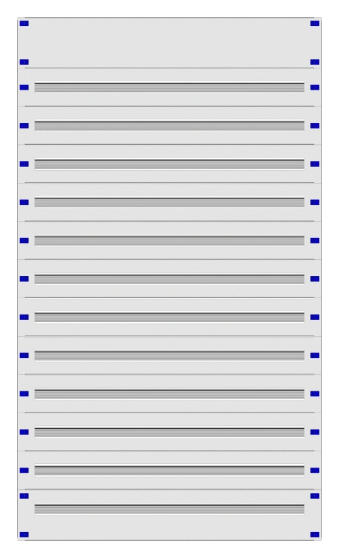 Modular chassis 5-41 for AC KC Enclosures 648MW, 11 x G3