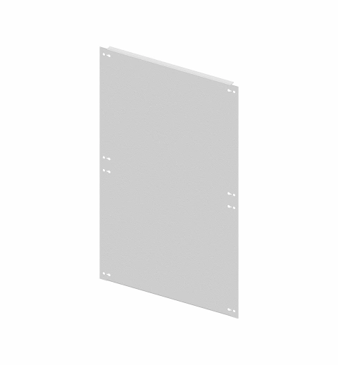 Blind Front Plate 495mm B18 sheet steel
