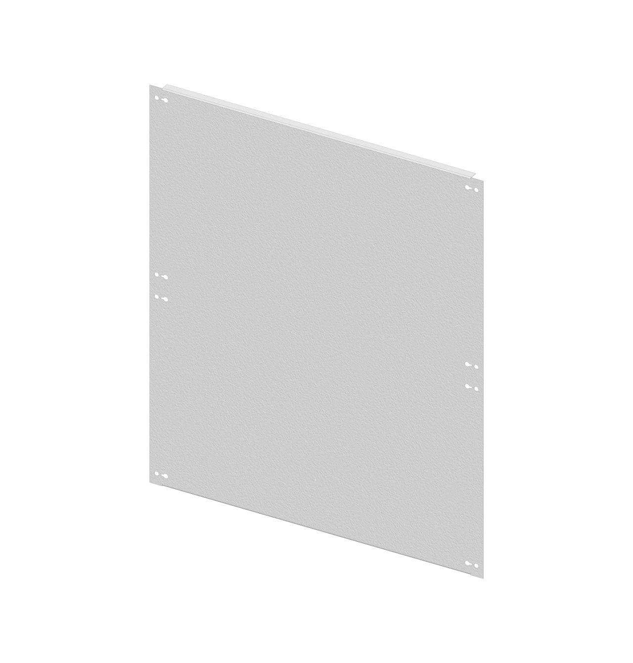 Blind Front Plate 695mm B18 sheet steel