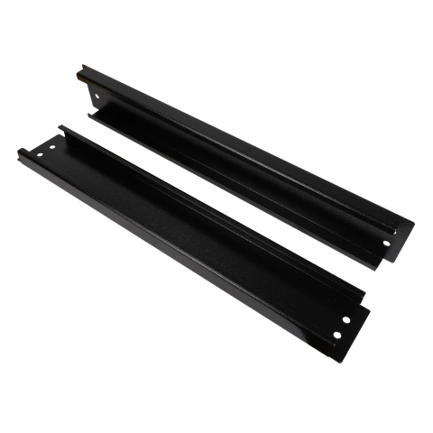 Set elemente faţă-spate soclu din oţel, L=400 Î=100 mm