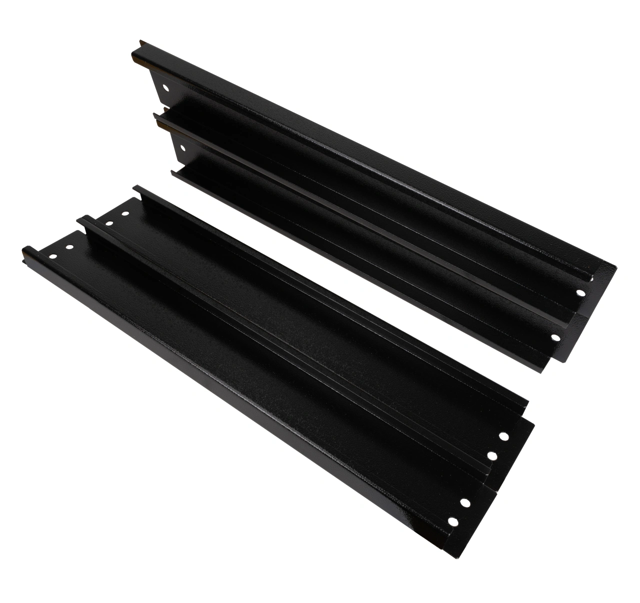 Set elemente faţă-spate soclu din oţel, L=400 Î=200 mm