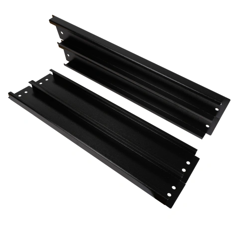 Set elemente faţă-spate soclu din oţel, L=400 Î=200 mm