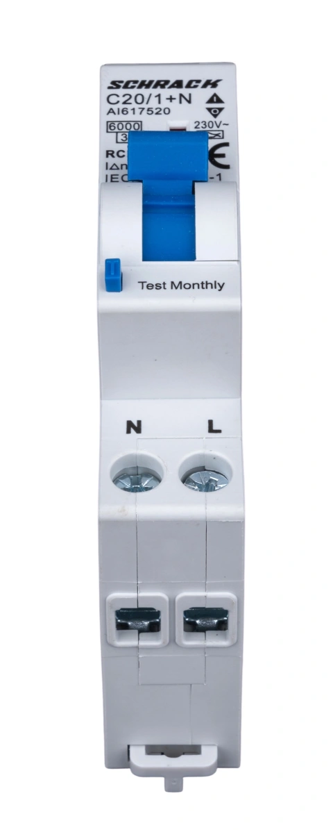 Întreruptor automat+dif., Tip A, C 20/003A,1+N un modul, 6kA_1