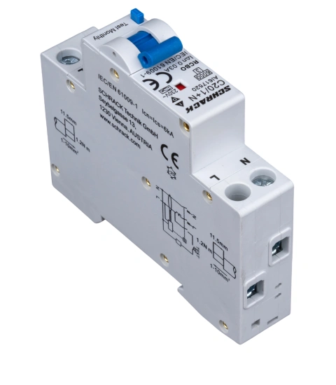 Întreruptor automat+dif., Tip A, C 20/003A,1+N un modul, 6kA_6