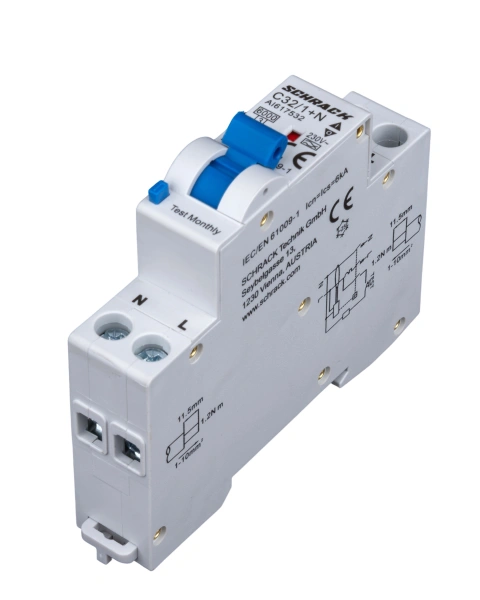 Întreruptor automat+dif., Tip A, C 32/003A,1+N un modul, 6kA_8