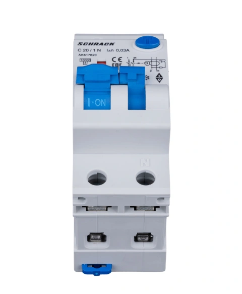 Întreruptor automat+dif.1+N, AMPARO 10kA, C 20A, 30mA, Tip A_1