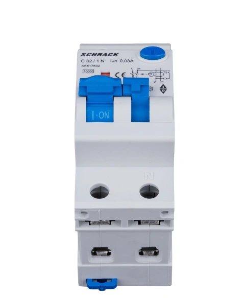 Întreruptor automat+dif.1+N, AMPARO 10kA, C 32A, 30mA, Tip A_1