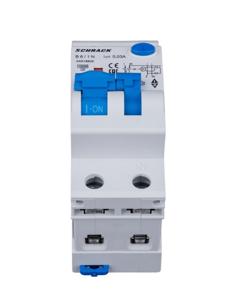 Întreruptor automat+dif.1+N, AMPARO 10kA, B 6A, 30mA, Tip A_1