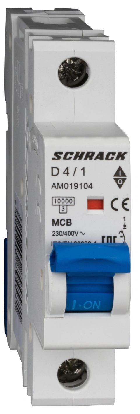 Întreruptor automat modular (MCB) AMPARO 10kA, D 4A, 1 pol