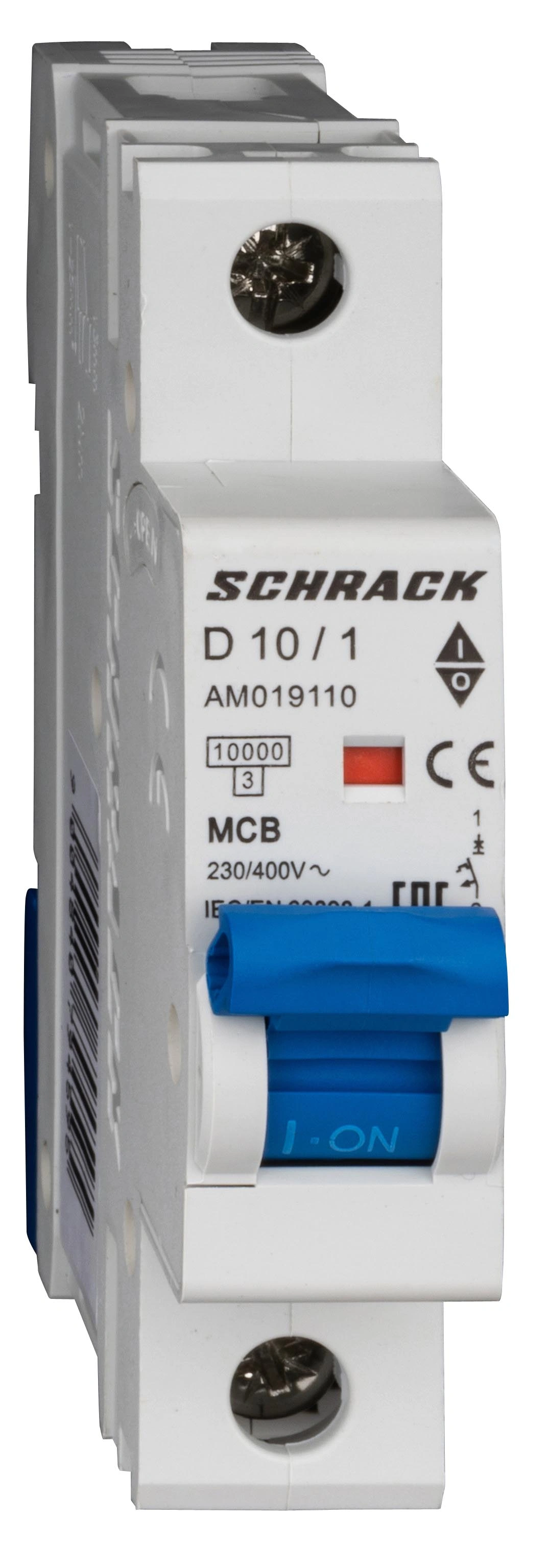Întreruptor automat modular (MCB) AMPARO 10kA, D 10A, 1 pol