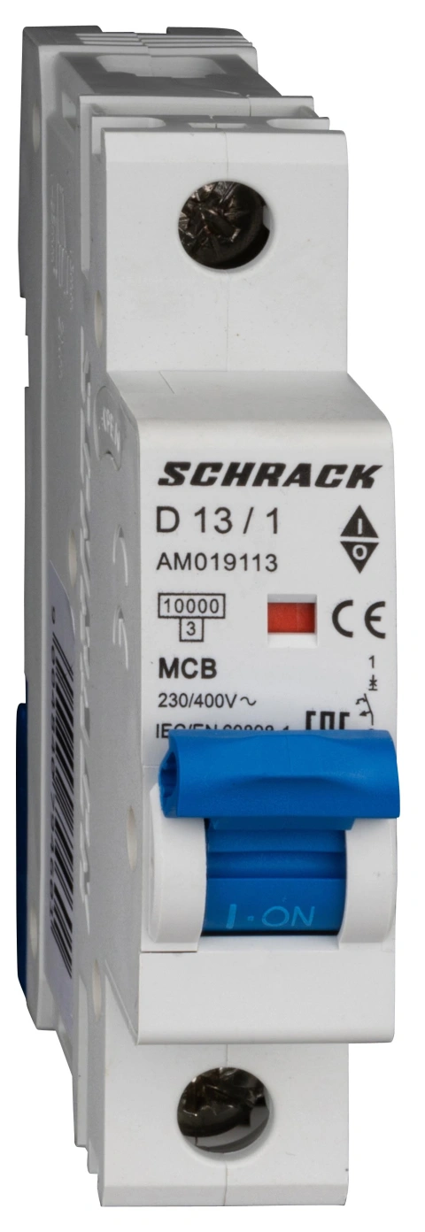 Întreruptor automat modular (MCB) AMPARO 10kA, D 13A, 1 pol