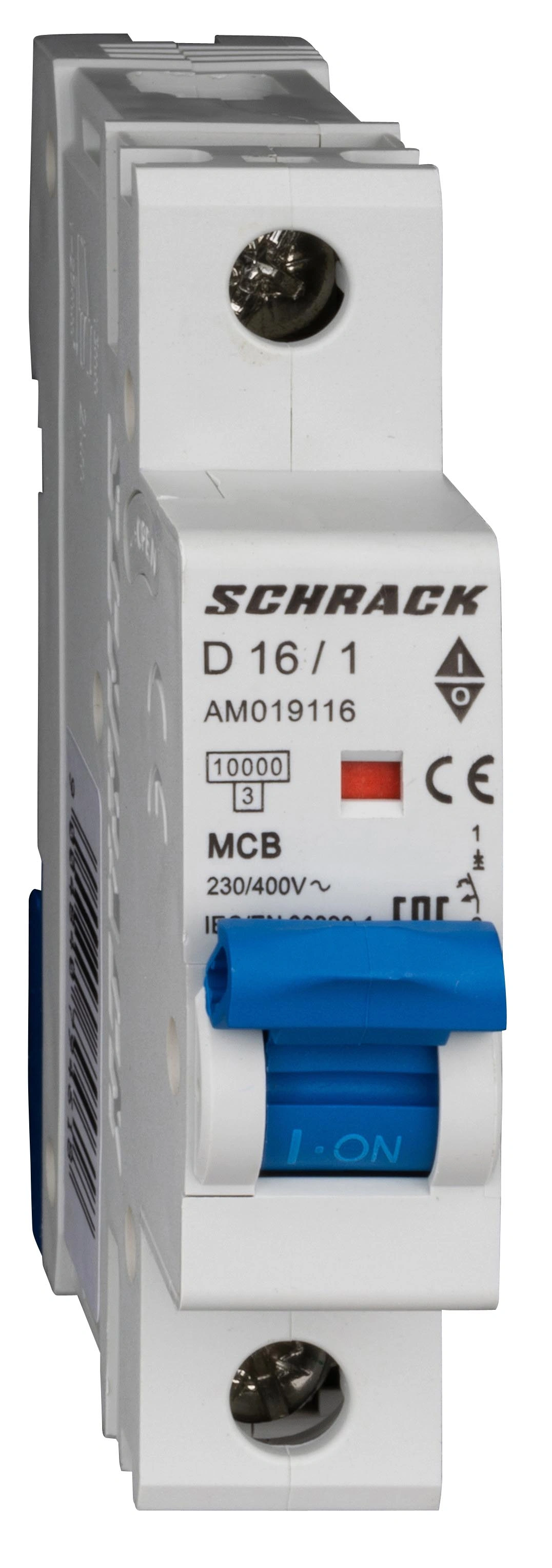 Întreruptor automat modular (MCB) AMPARO 10kA, D 16A, 1 pol