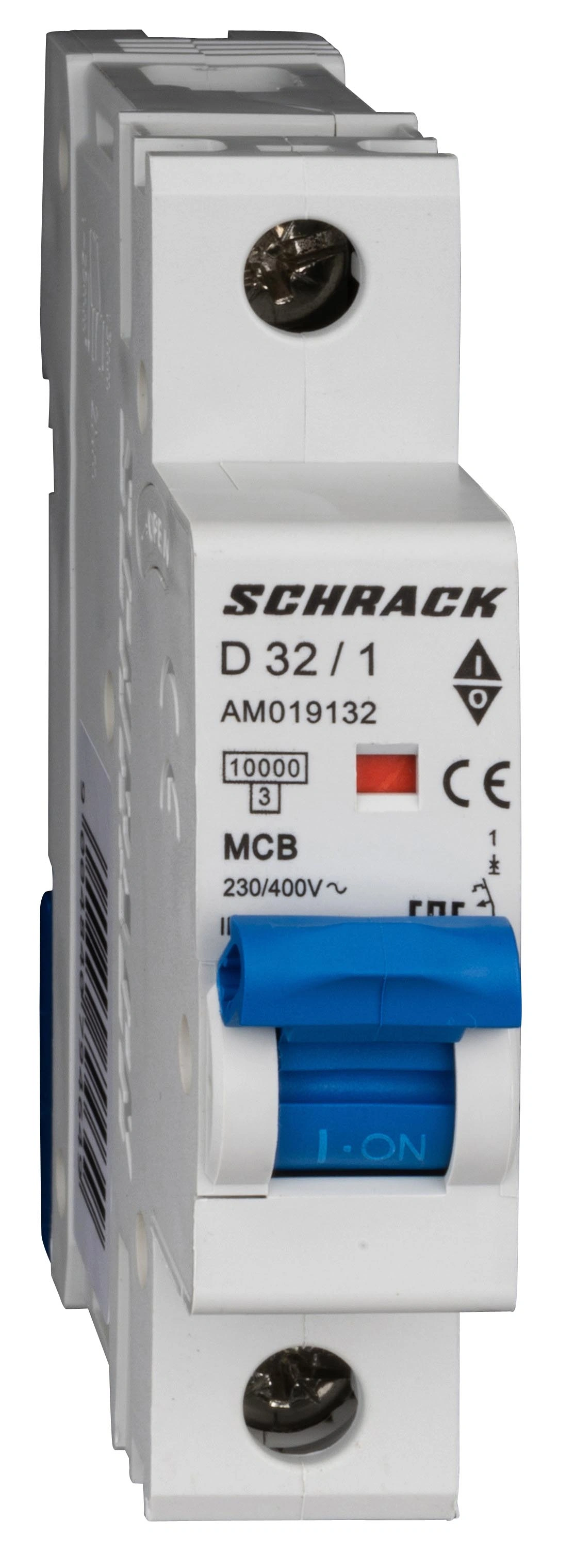 Întreruptor automat modular (MCB) AMPARO 10kA, D 32A, 1 pol