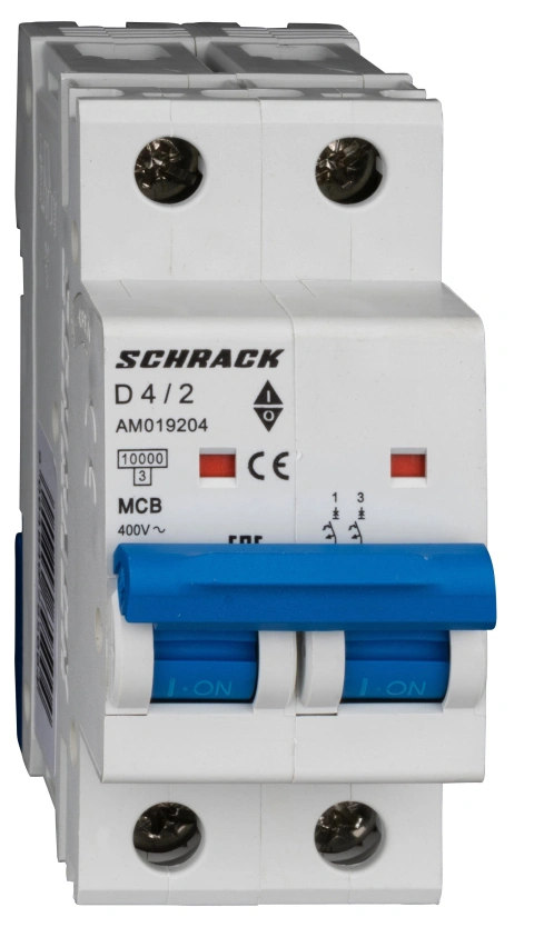 Întreruptor automat modular (MCB) AMPARO 10kA, D 4A, 2 poli