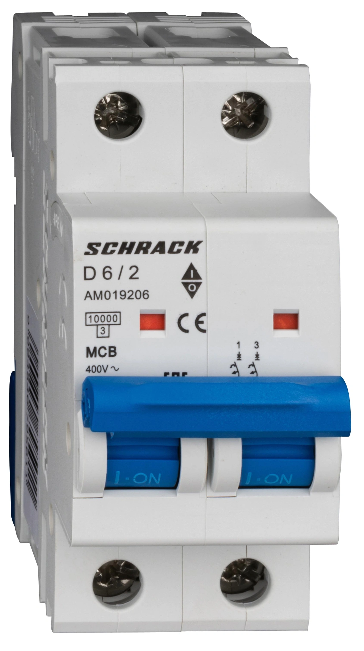 Întreruptor automat modular (MCB) AMPARO 10kA, D 6A, 2 poli