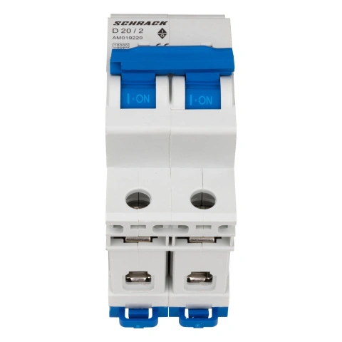 Întreruptor automat modular (MCB) AMPARO 10kA, D 20A, 2 poli_1