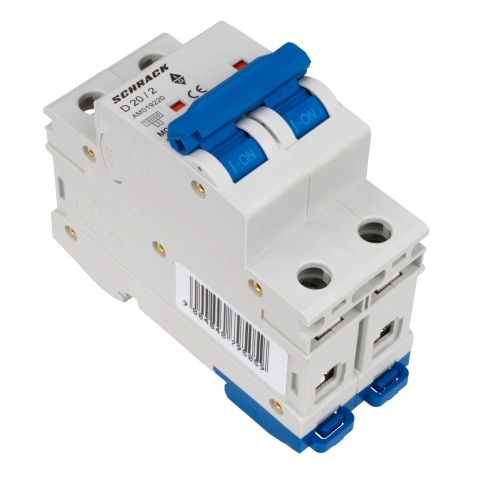 Întreruptor automat modular (MCB) AMPARO 10kA, D 20A, 2 poli_2