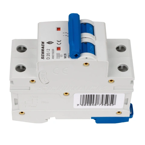 Întreruptor automat modular (MCB) AMPARO 10kA, D 20A, 2 poli_3