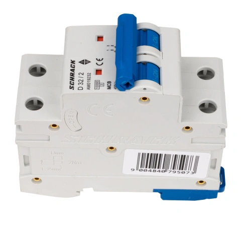 Întreruptor automat modular (MCB) AMPARO 10kA, D 32A, 2 poli_3