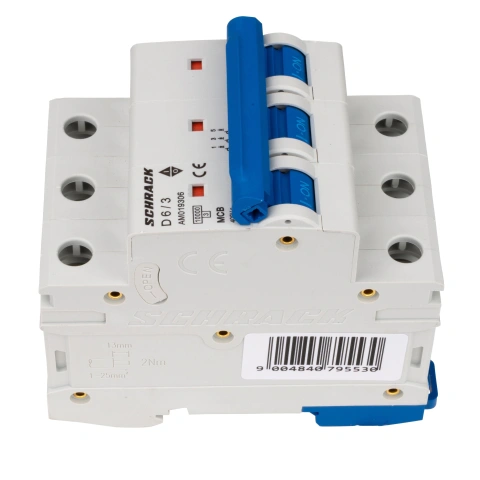 Întreruptor automat modular (MCB) AMPARO 10kA, D 6A, 3 poli_3