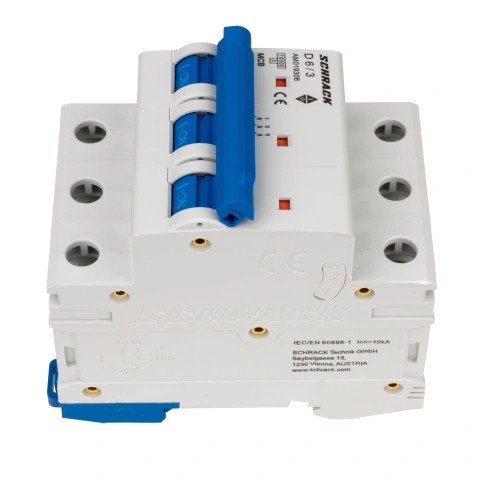 Întreruptor automat modular (MCB) AMPARO 10kA, D 6A, 3 poli_7