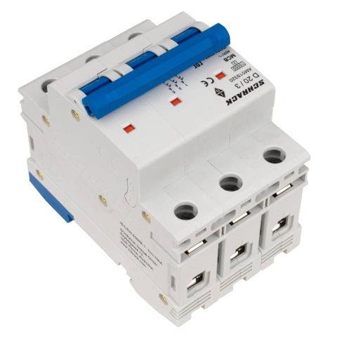 Întreruptor automat modular (MCB) AMPARO 10kA, D 20A, 3 poli_5