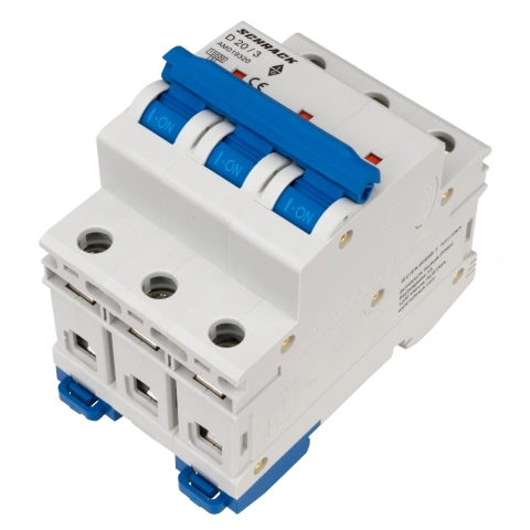 Întreruptor automat modular (MCB) AMPARO 10kA, D 20A, 3 poli_7