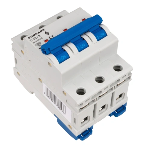 Întreruptor automat modular (MCB) AMPARO 10kA, D 20A, 3 poli_8