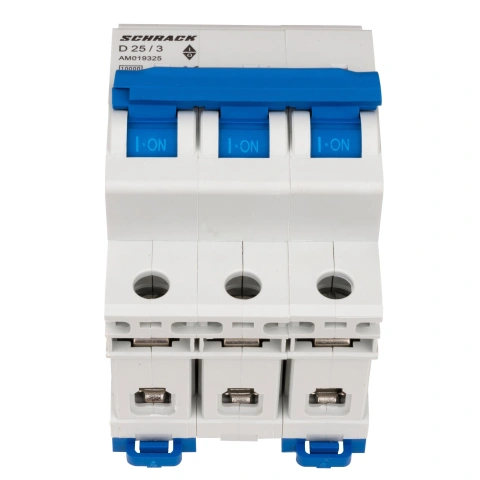 Întreruptor automat modular (MCB) AMPARO 10kA, D 25A, 3 poli_1