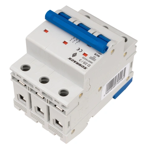 Întreruptor automat modular (MCB) AMPARO 10kA, D 25A, 3 poli_4