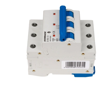 Întreruptor automat modular (MCB) AMPARO 10kA, D 50A, 3 poli_3