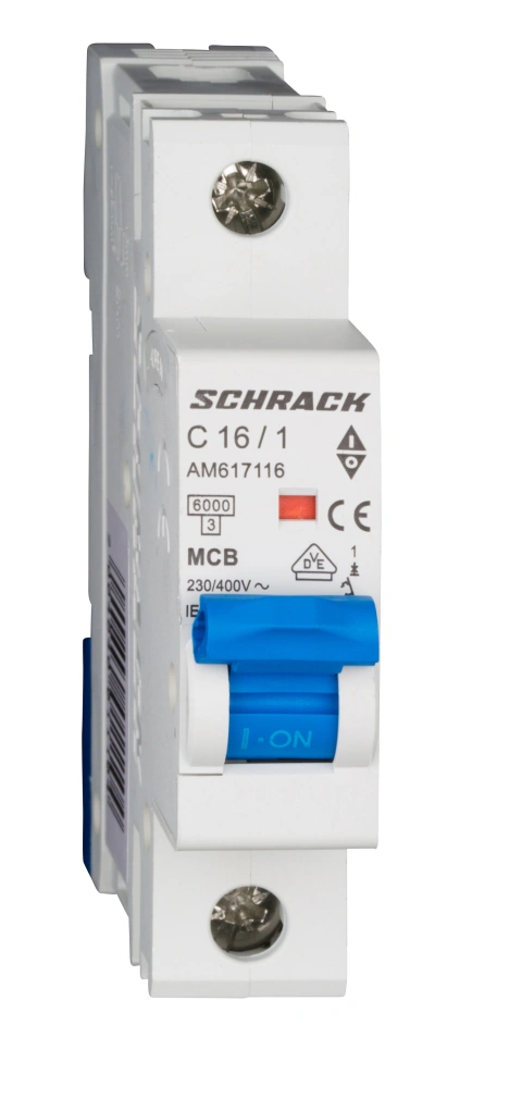 Întreruptor automat modular (MCB) AMPARO 6kA, C 16A, 1-pol