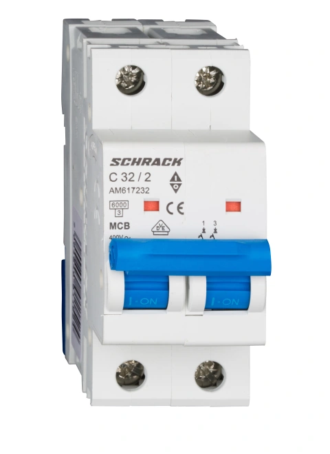 Întreruptor automat modular (MCB) AMPARO 6kA, C 32A, 2-poli