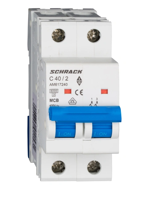 Întreruptor automat modular (MCB) AMPARO 6kA, C 40A, 2-poli