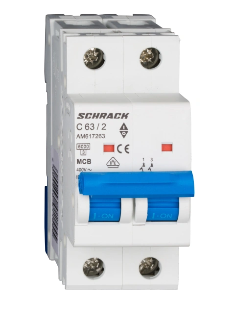 Întreruptor automat modular (MCB) AMPARO 6kA, C 63A, 2-poli
