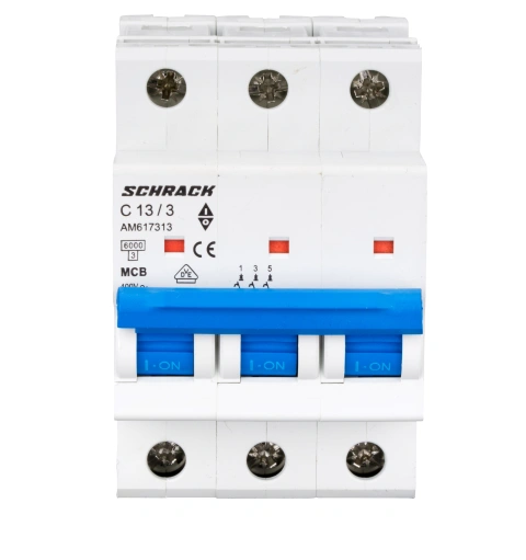 Întreruptor automat modular (MCB) AMPARO 6kA, C 13A, 3-poli_1