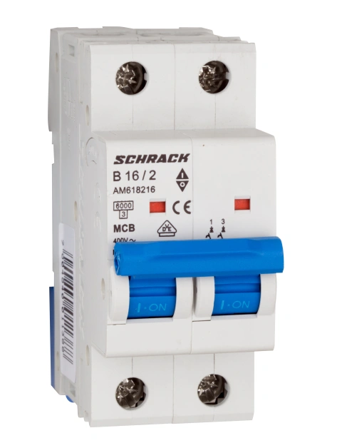 Întreruptor automat modular (MCB) AMPARO 6kA, B 16A, 2-poli