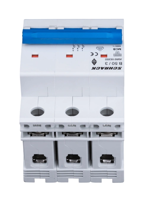 Întreruptor automat modular (MCB) AMPARO 6kA, B 50A, 3-poli_5