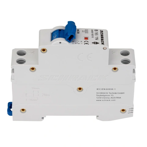Întreruptor automat modular AMPARO, 6kA, B 16A, 1P+N, 1UH_7