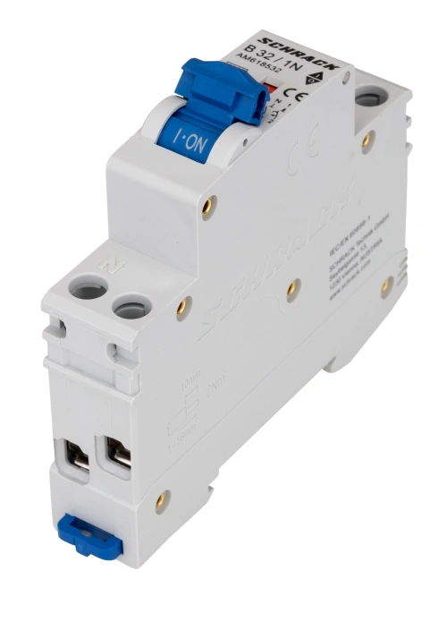 Întreruptor automat modular AMPARO, 6kA, B 32A, 1P+N, 1UH_2