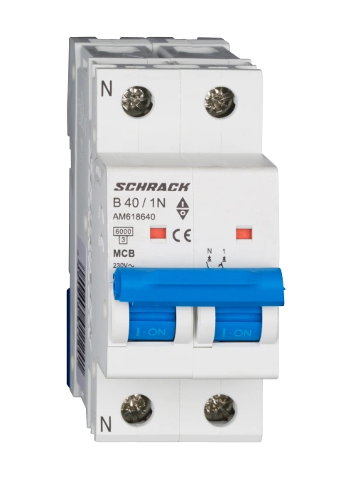 Întreruptor automat modular (MCB) AMPARO 6kA, B 40A, 1P+N