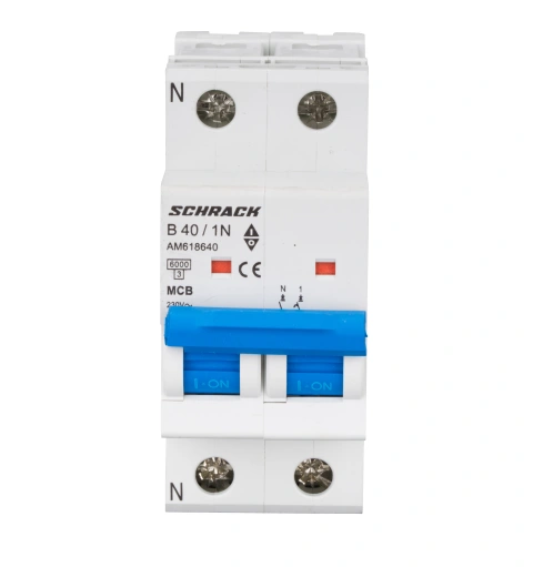 Întreruptor automat modular (MCB) AMPARO 6kA, B 40A, 1P+N_1