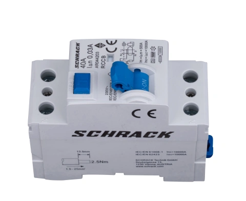 Residual Current Circuit Breaker 10kA, 40A, 2-pole, 30mA, F_5