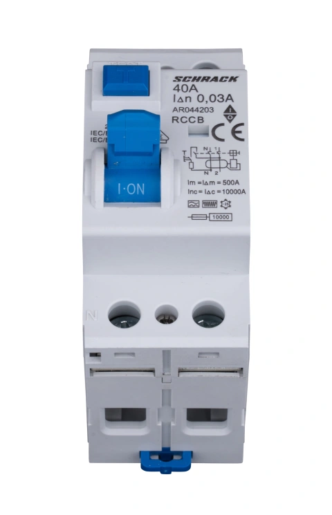 Residual Current Circuit Breaker 10kA, 40A, 2-pole, 30mA, F_7