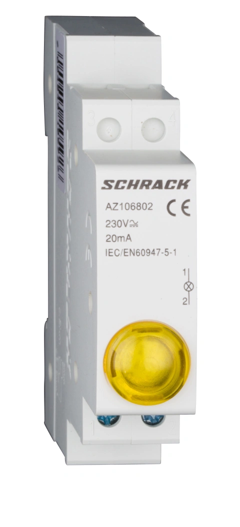 Lampă modulară simplă cu LED, AMPARO, galben, 230V-AC
